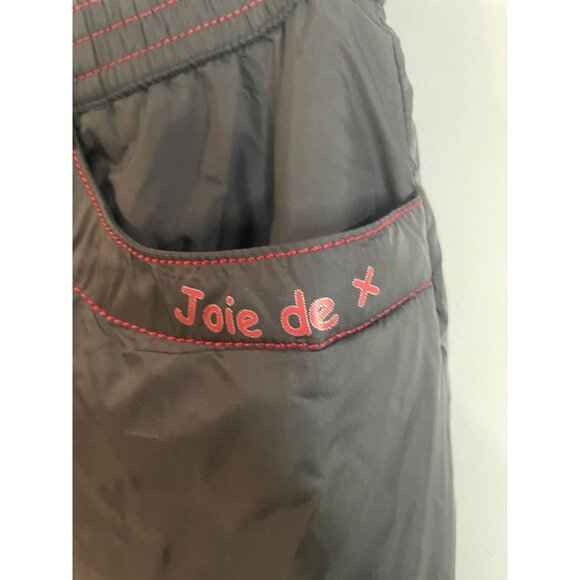 JDX Multisports Black Snowboard Snow Pants With Red Stitching & Bunny Logo - Picture 6 of 16